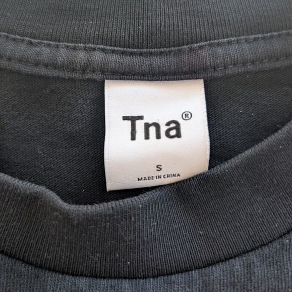 Aritzia TNA Alpha Longsleeve Women's Small Black - Picture 6 of 9